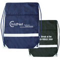 Polyester Drawstring Backpack (13-3/4" x 18-3/4")